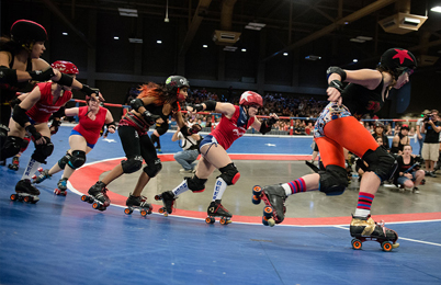 Roller derby trekové brusle