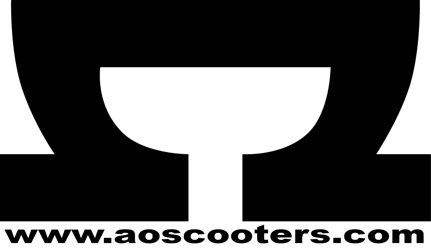 AO scooter logo - freestyle koloběžky